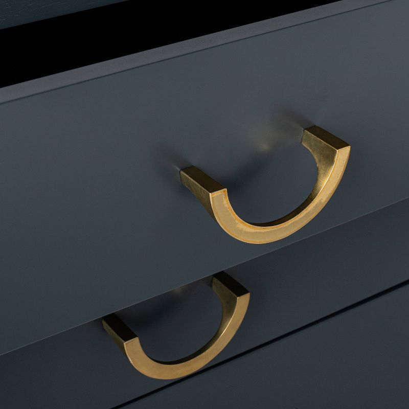 Quail Hill 3 Drawer Nightstand Mount Etna Blue - Threshold™ designed with Studio McGee