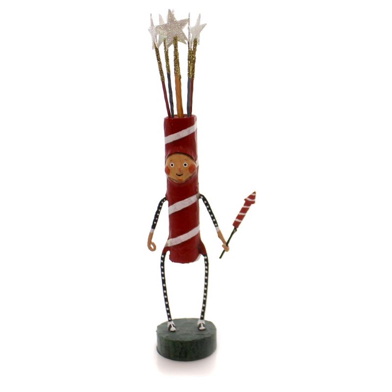 Lori Mitchell 10.0" Sparky Patriotic July 4 Firecracker  -  Decorative Figurines