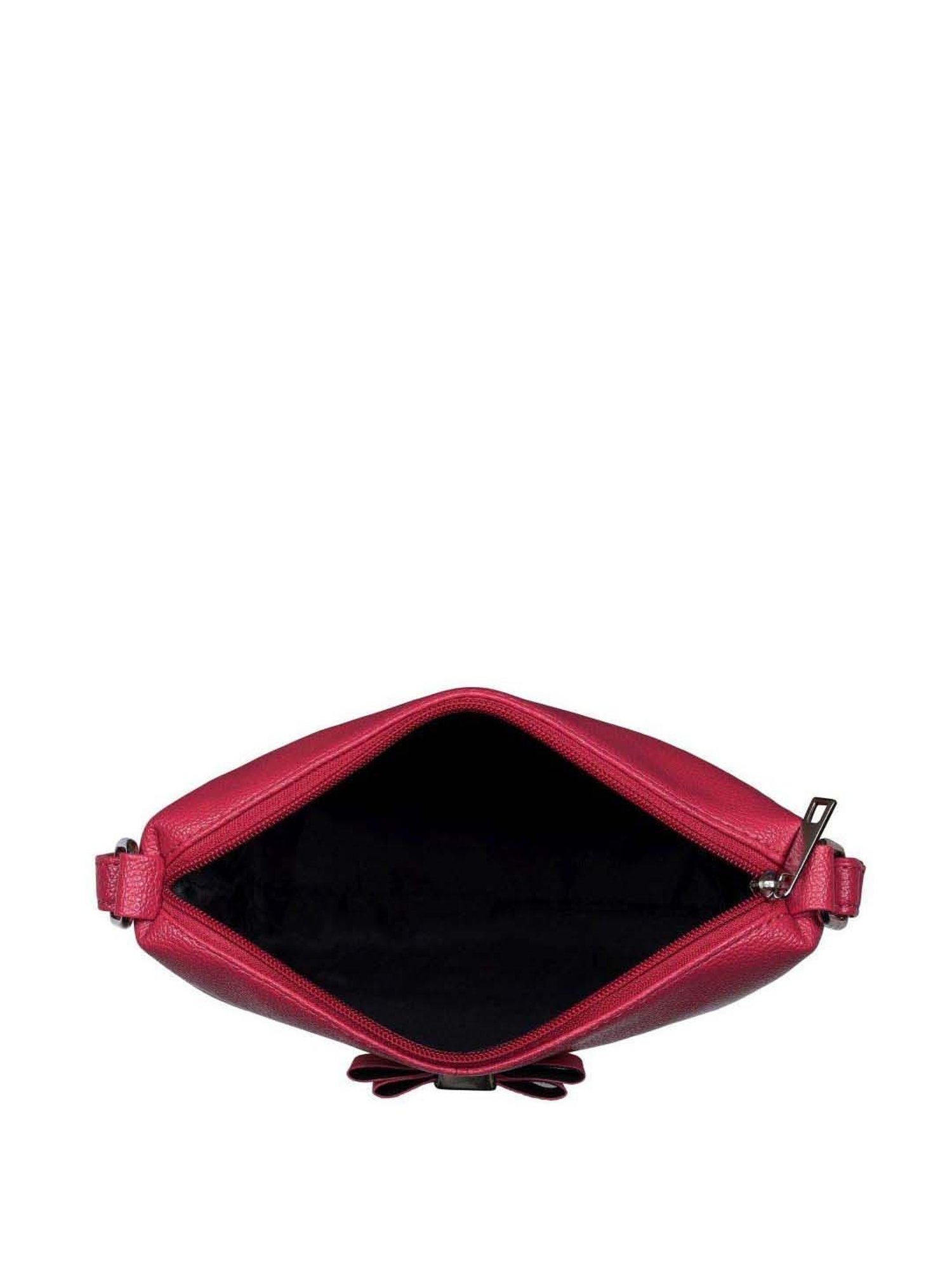 Toteteca Bow Pink Solid Medium Sling Handbag