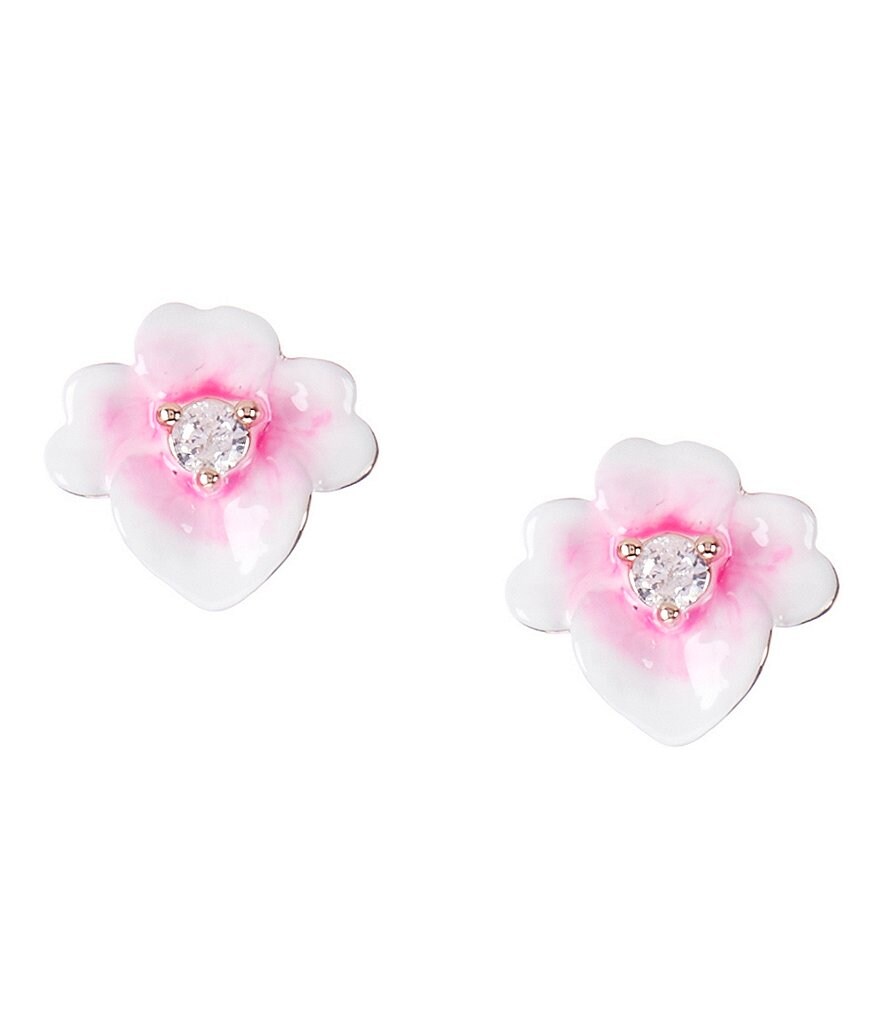 kate spade new york Precious Pansy Stud Earrings