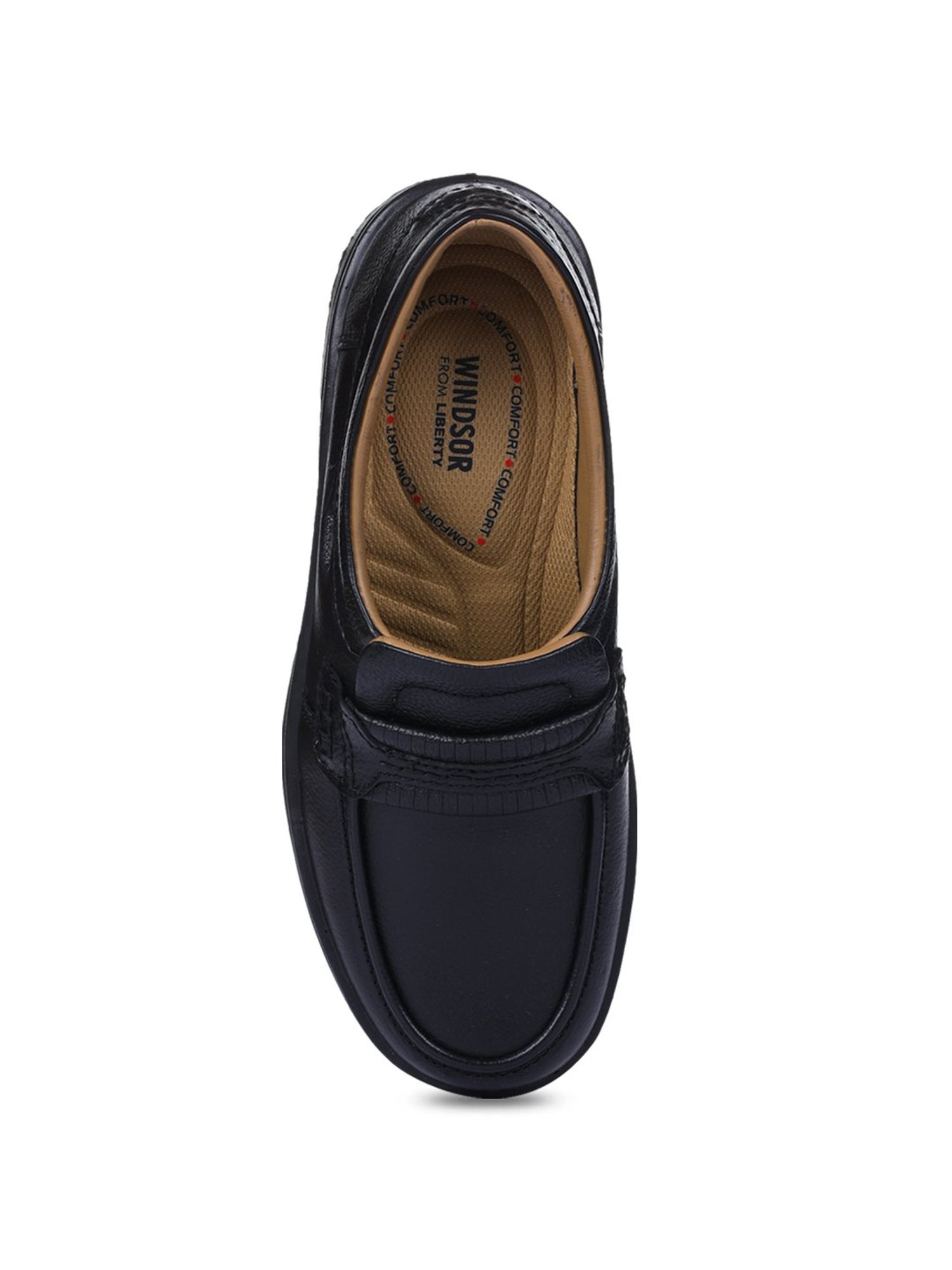 Windsor by Liberty Black Casual Slip-Ons