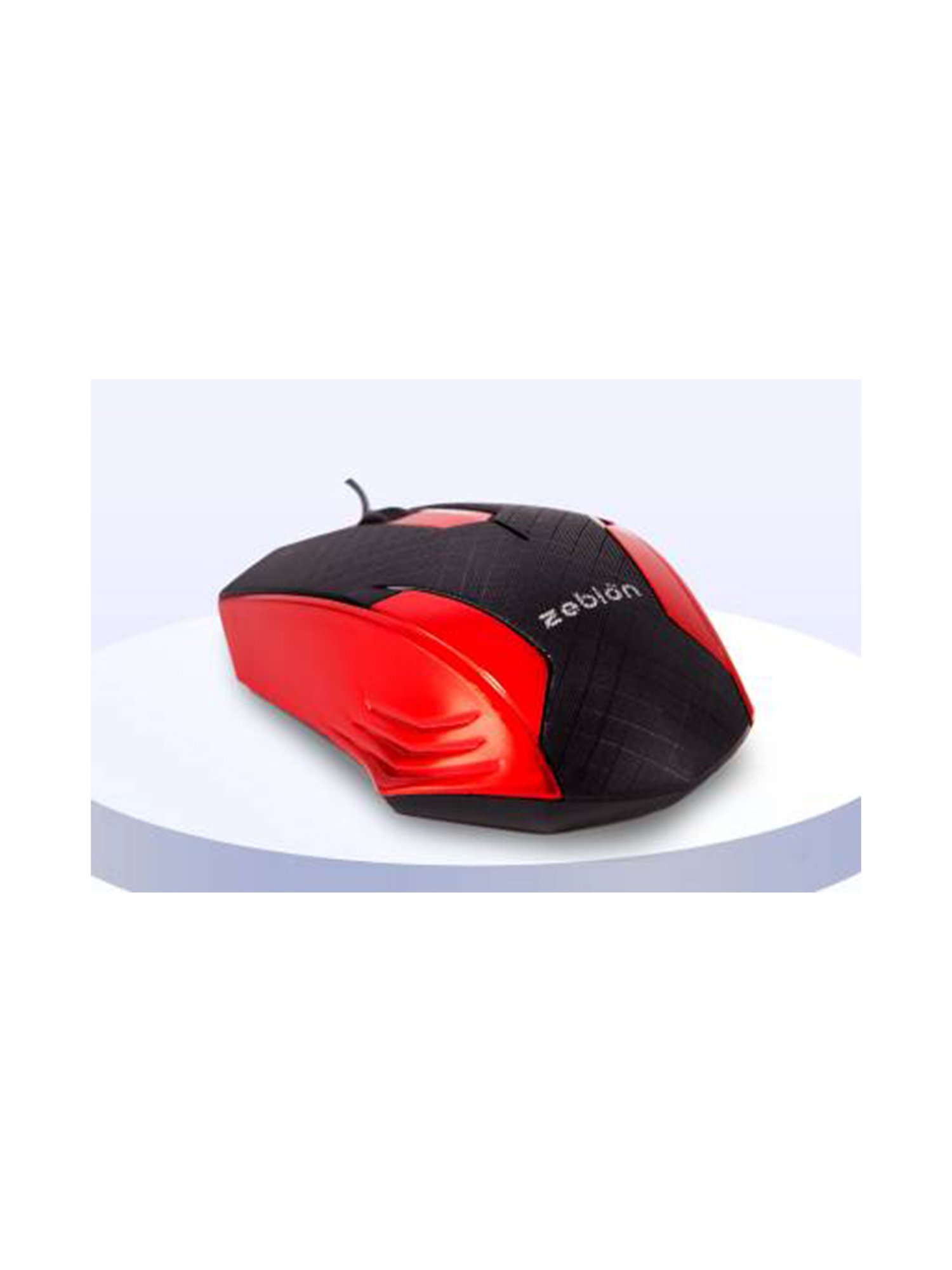 Zebion Swag Wired Optical Mouse Usb 2.0 - Red