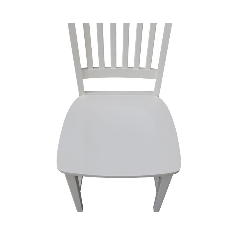 Set of 2 Mission Side Dining Chair White - International Concepts
