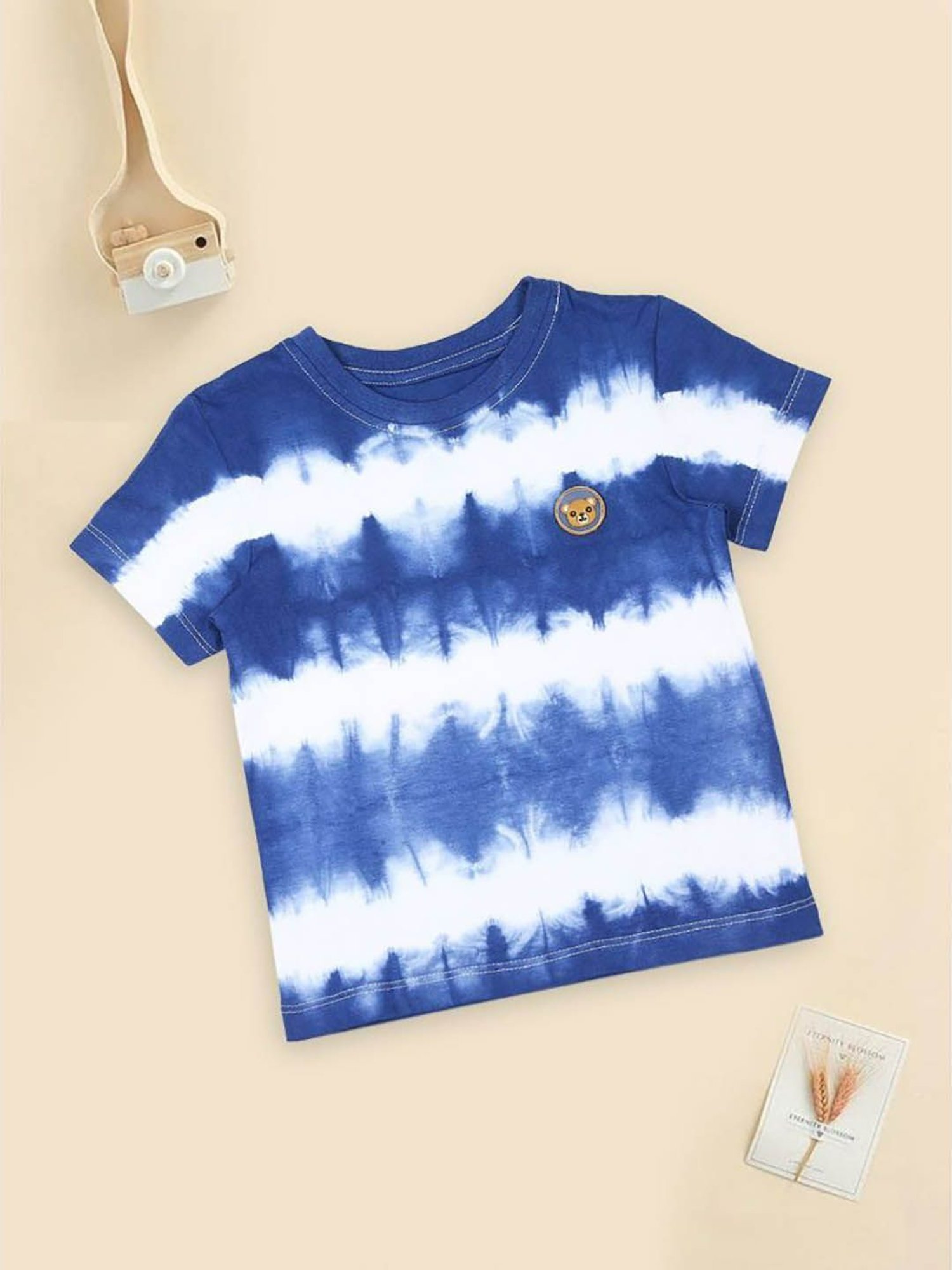 Mee Mee Kids Blue & White Tie Dye T-Shirt
