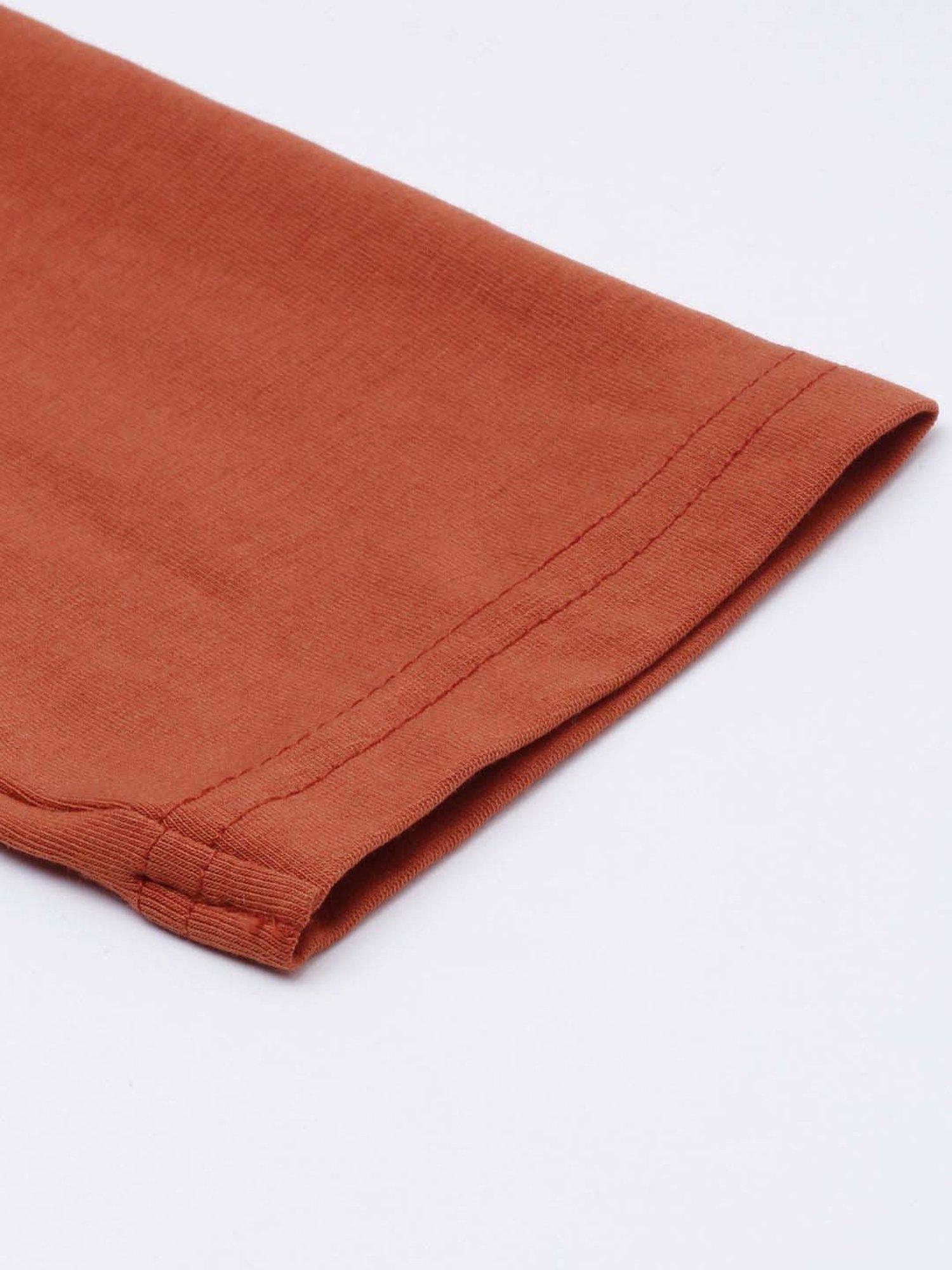 JCSS Blue & Rust Cotton Leggings - Pack Of 2