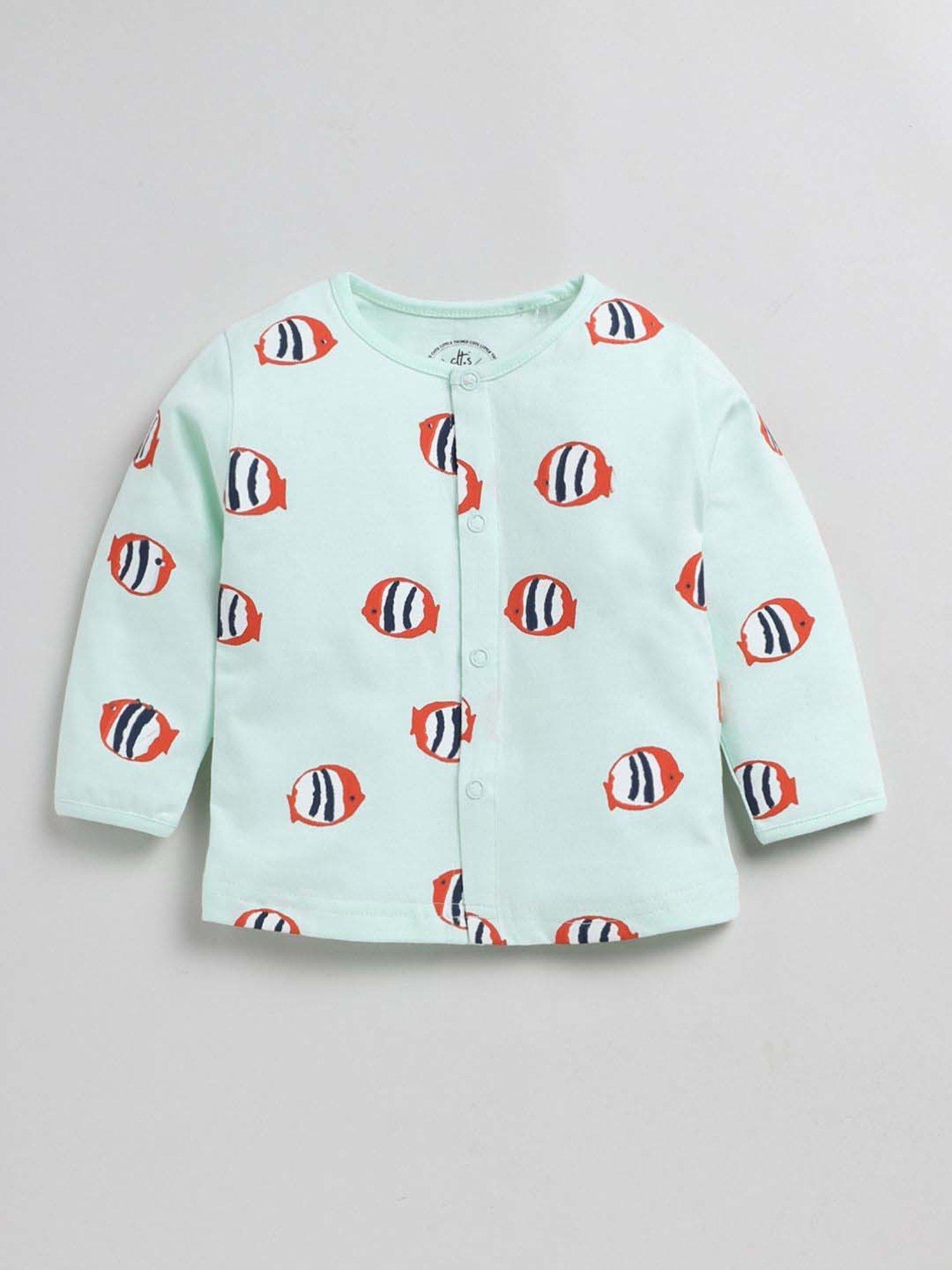 Clt.s Boys Light Blue Printed T-Shirt with Pants