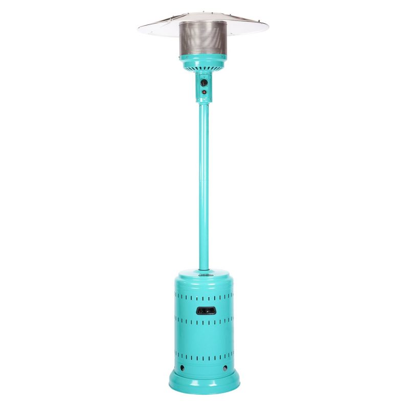 Aqua Blue Powder Coated Patio Heater - Fire Sense