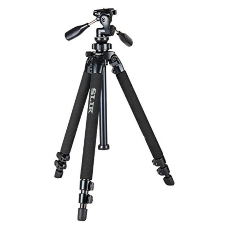 Slik 400 DX Pro Series Black Tripod 3Way Pan/Tilt Head & Quick Release