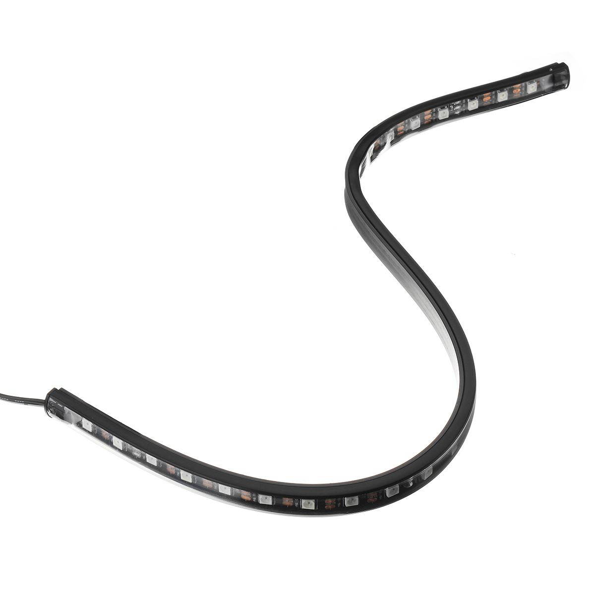 DC 12V RGB Color LED Desktop Computer PC Case Cool Cooling Fan 12cm Light Bar - 50cm magnetic absorption RGB light bar