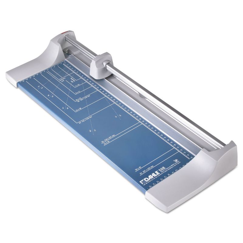 Dahle Rolling/Rotary Paper Trimmer/Cutter 7 Sheets 18" Cut Length 508