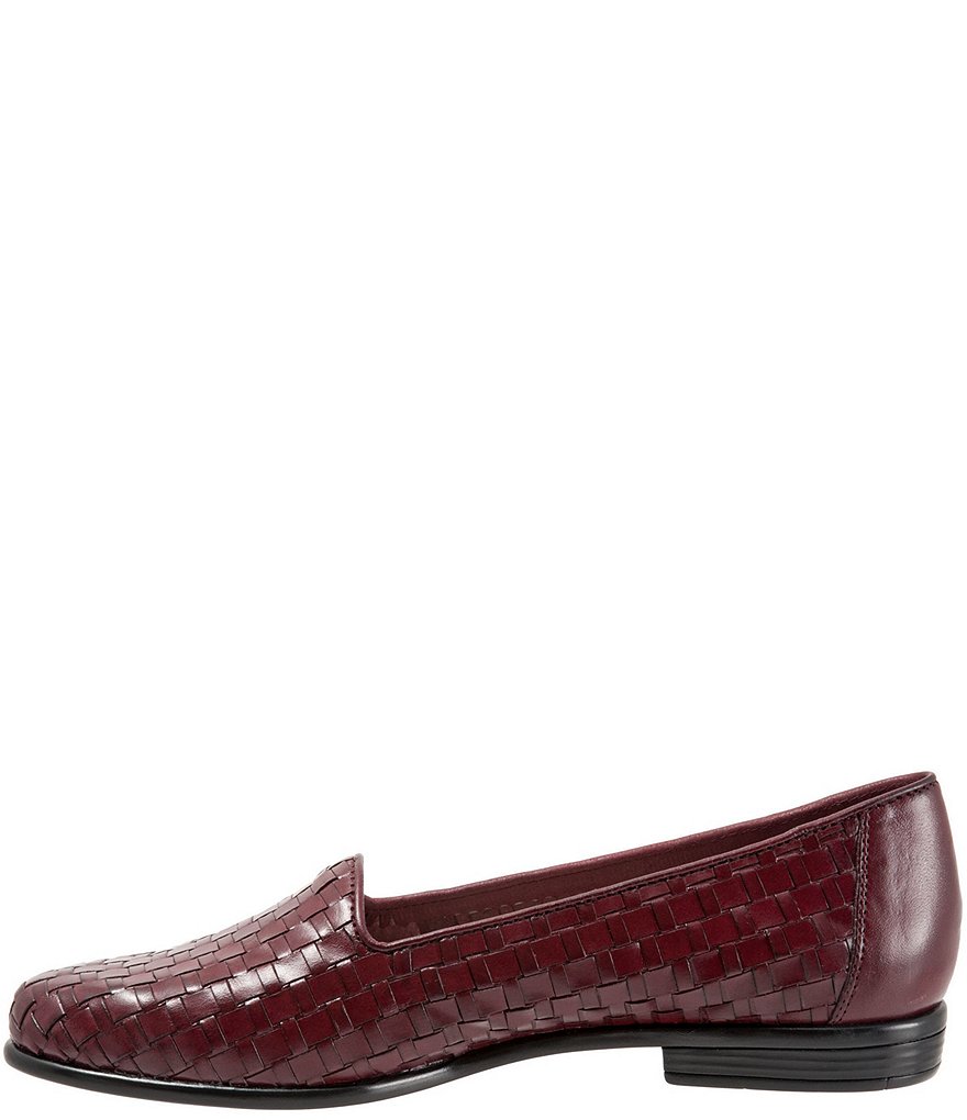 Trotters Liz Woven Detailed Block Heel Loafers