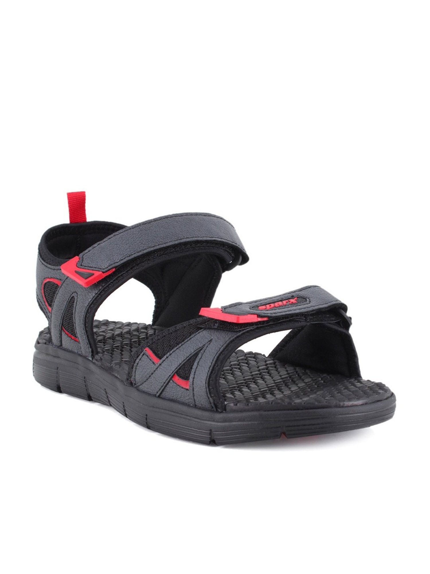 Sparx Men's Black Floater Sandals