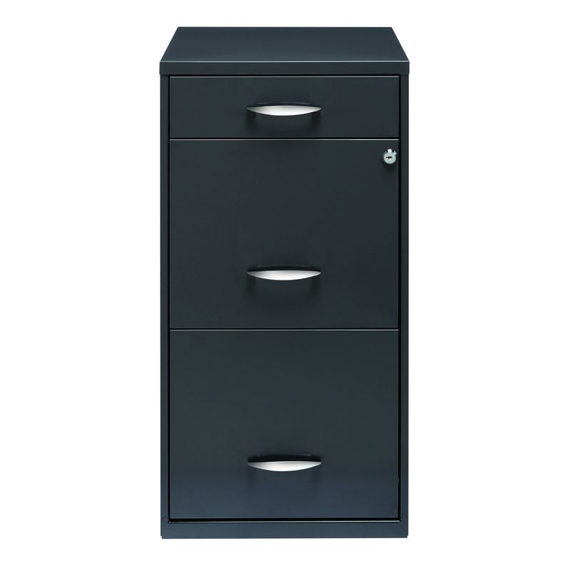 Office Designs 3 Drawer File Cabinet Letter size Gray