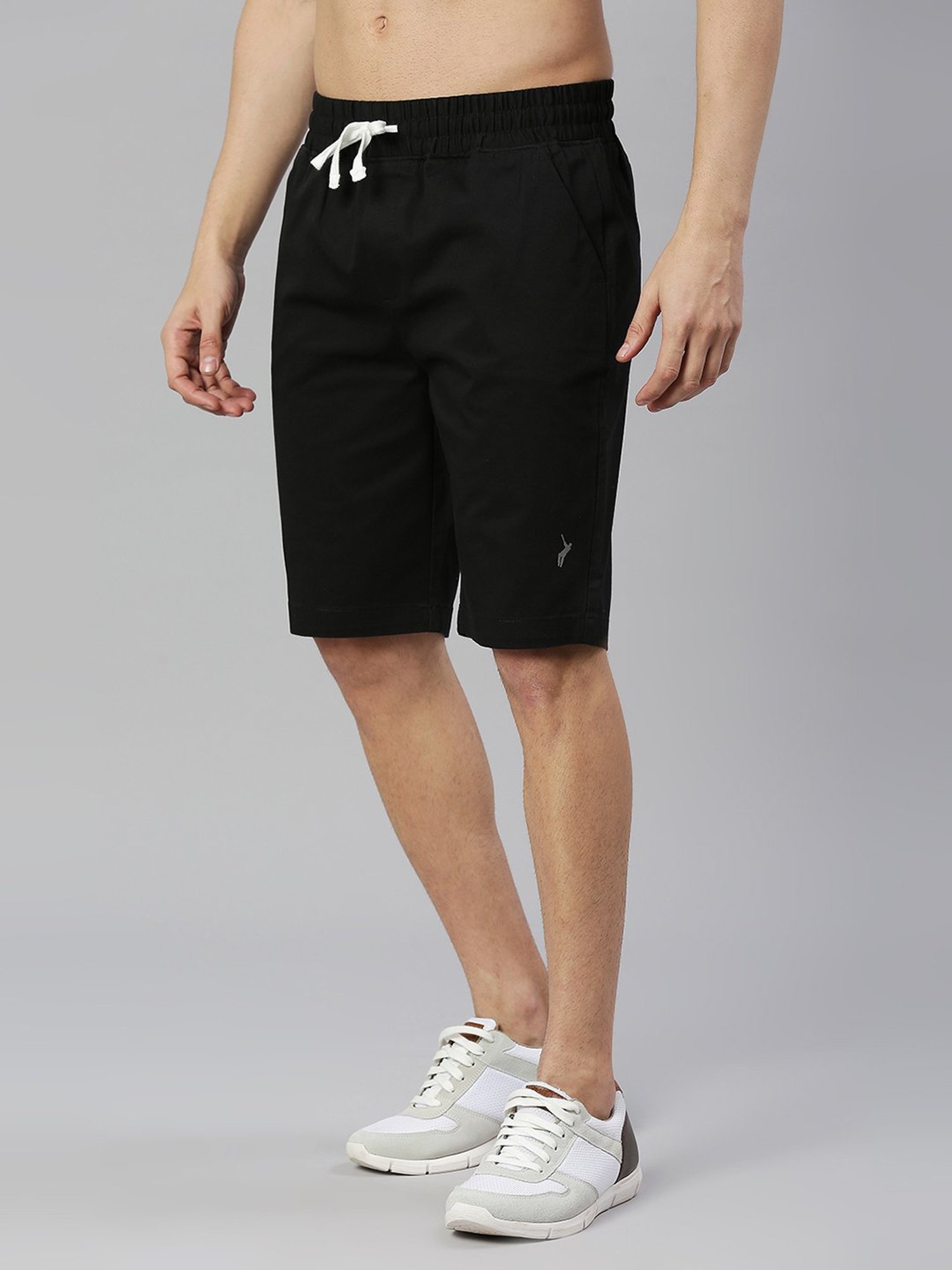 Thomas Scott Black Slim Fit Shorts