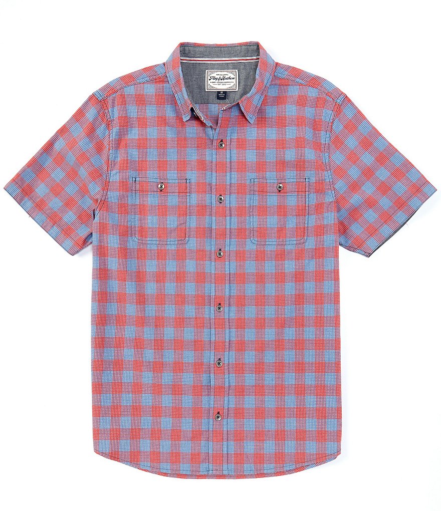 Flag and Anthem Sennett Short-Sleeve Textured Shirt