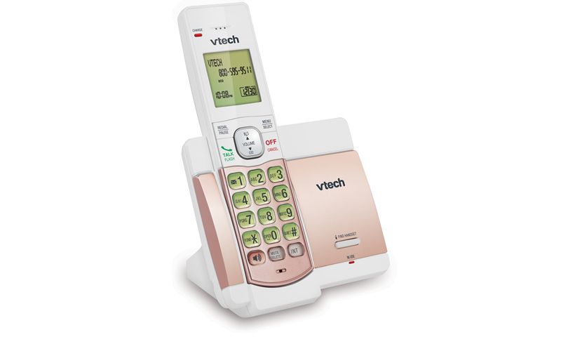 VTech CS5119-13 DECT 6.0 Expandable Cordless Phone with Caller ID/Call Waiting - Rose Gold