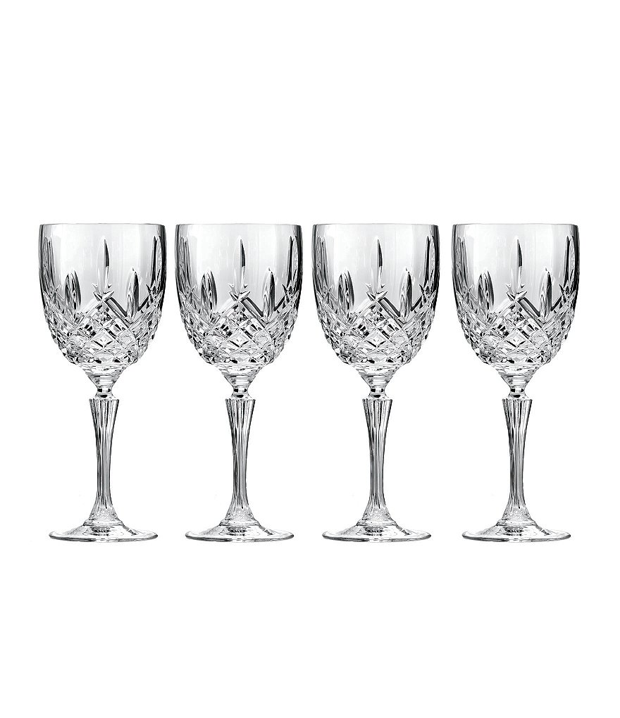 Waterford Lismore 6-Piece Crystal Double Old Fashioned Glass Boxed Set