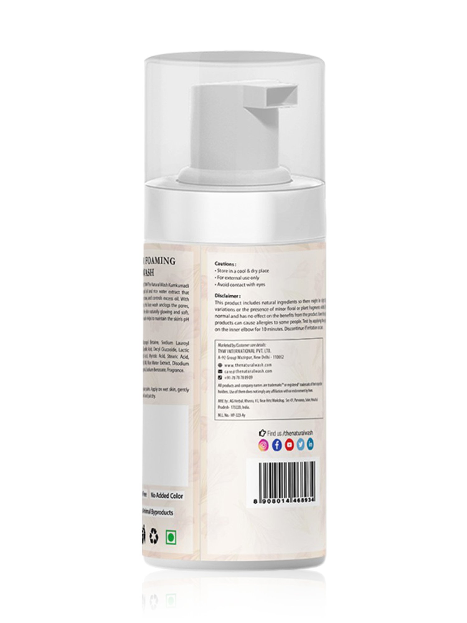 TNW-The Natural Wash Kumkumadi Foaming Face Wash - 100 ml