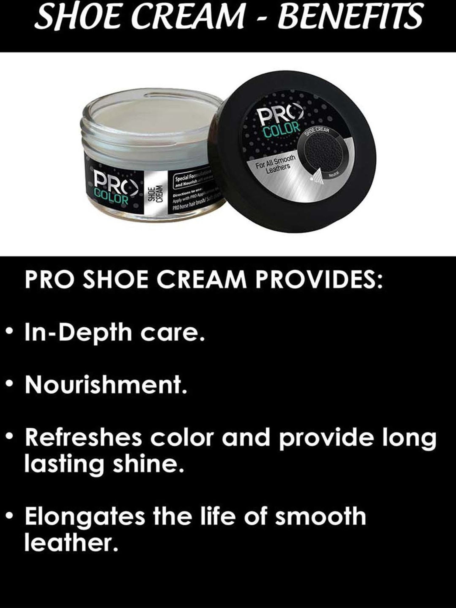 Pro Multicoloured Complete Leather Shoe Care (Pack of 4)