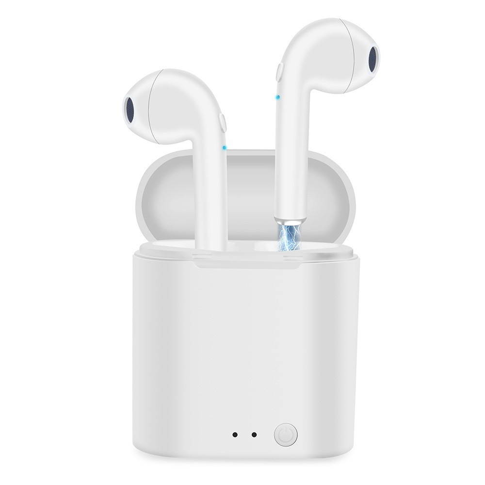 i7S TWS Earphone BT5.0 Wireless Sports Earbuds Cordless Handsfree In Ear Stereo Headset with Charging Box Noise Reduction Compatible with Android iOS