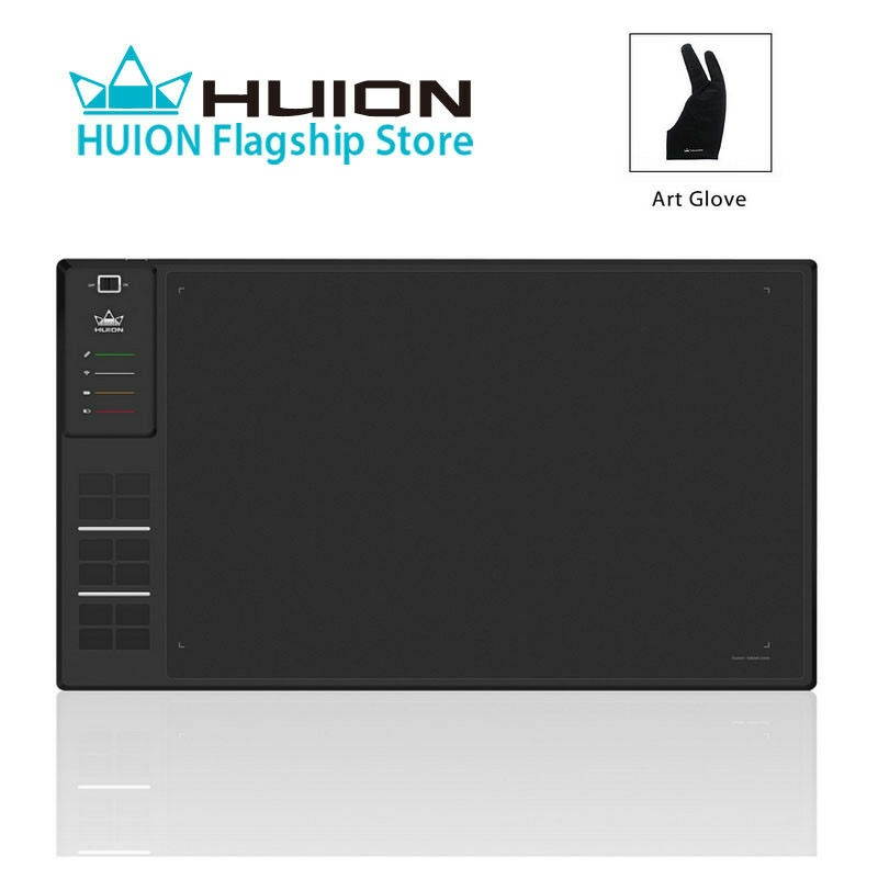 Huion WH1409 Wireless Graphics Tablet Digital Art Drawing Tablet 13.8 x 8.6'' US