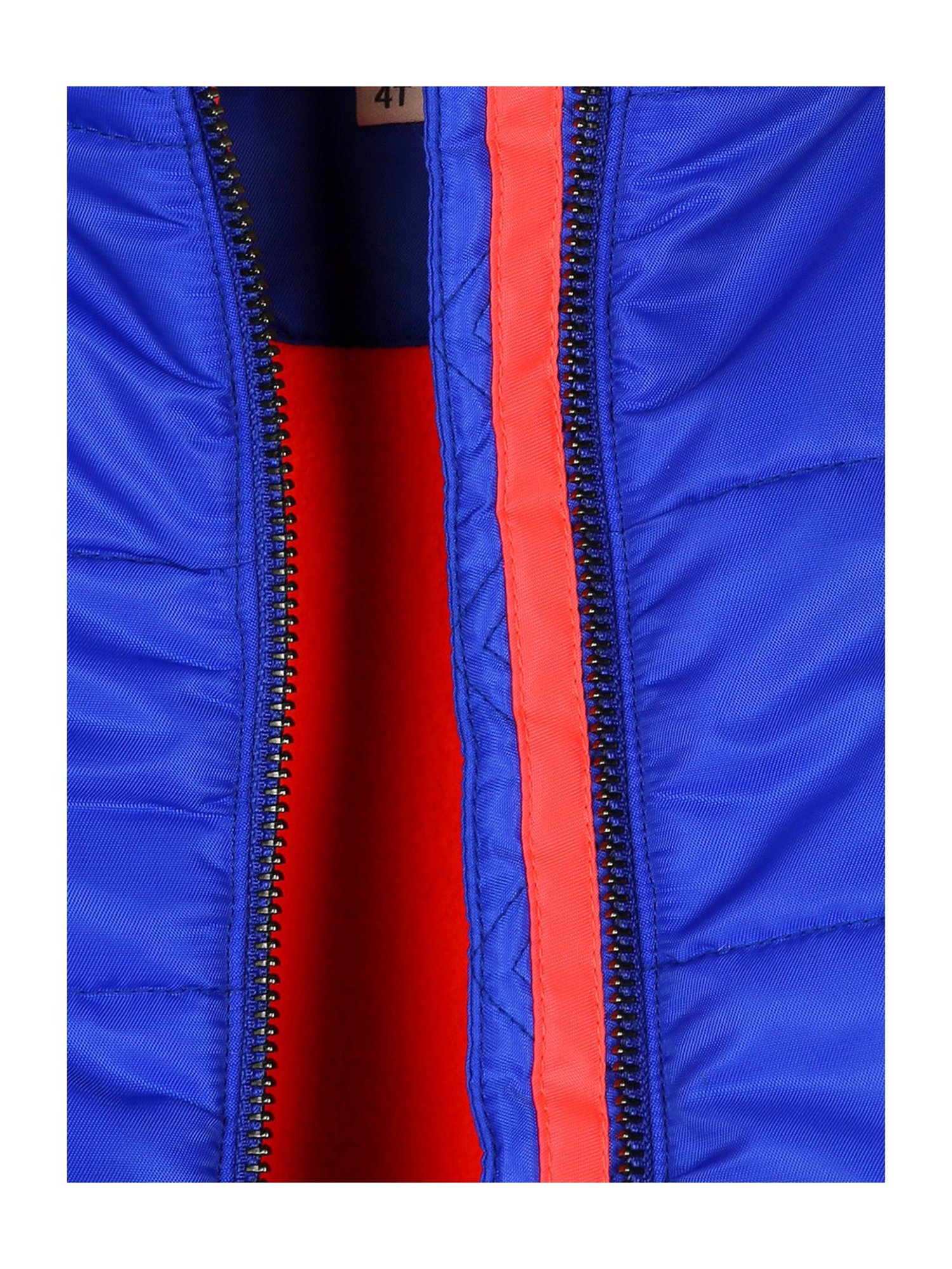 Cherry Crumble By Nitt Hyman Kids Blue Quilted Jacket
