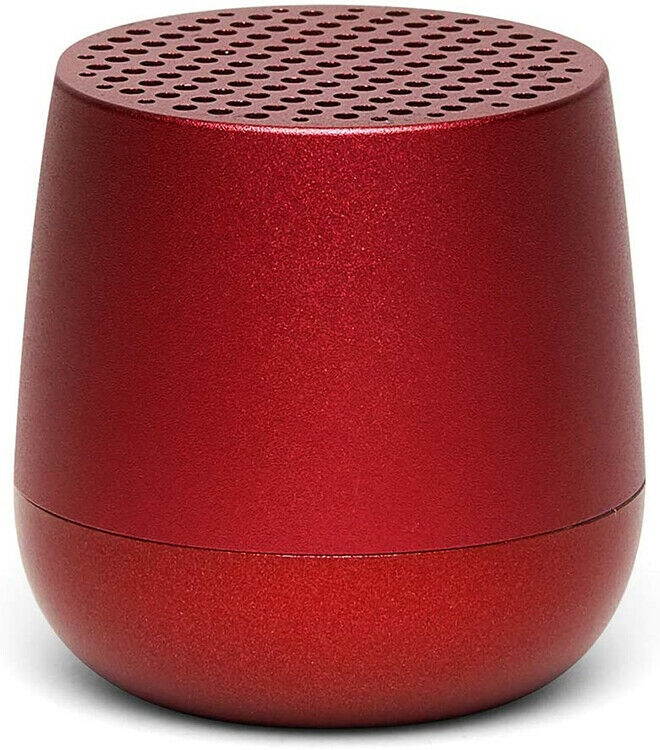 Lexon Mino+ Alu Rechargeable 3W Bluetooth Wireless Speaker (Red) LA125R