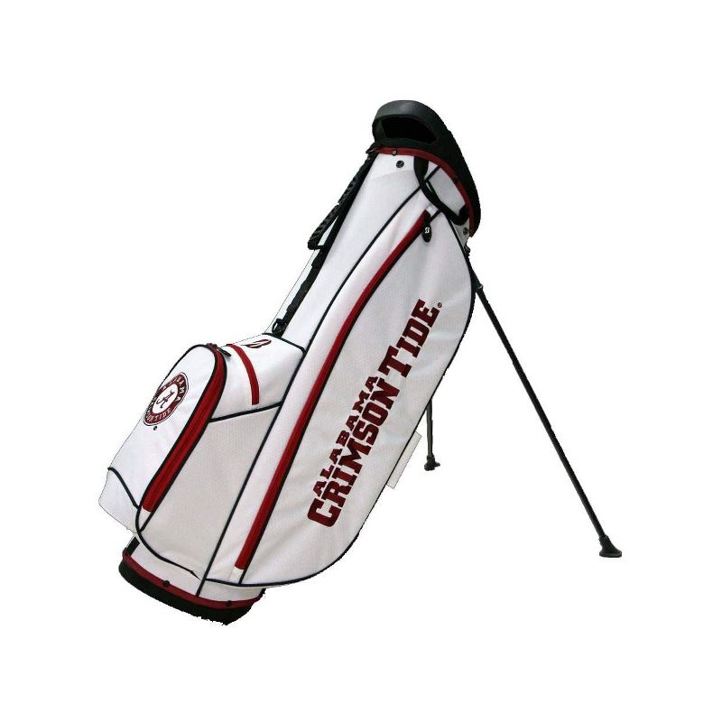 Bridgestone 2019 Collegiate University NCAA 9 In 4 Way Stand Lightweight Golf Bag with Carry Handle, Alabama