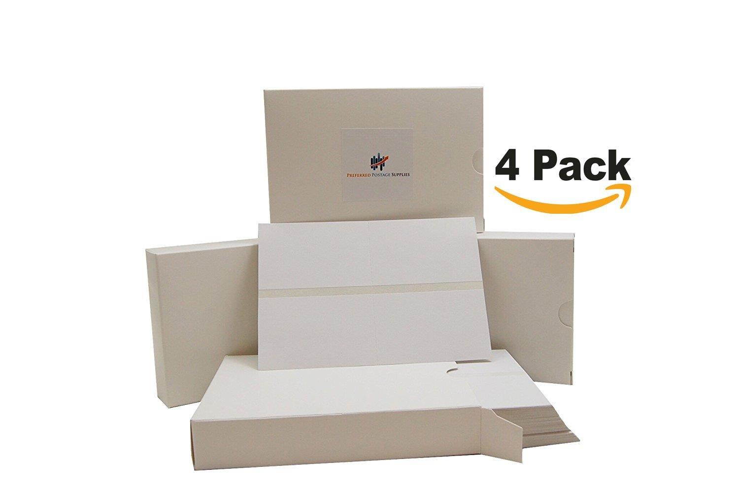 (Money Saver Four Pack) 1200 labels 6x4 Postage Meter Tape Compare to Pitney Bowes 612-0, 612-7, 612-9, 620-9 Neopost 7449704, PC2N Hasler 9004080 150 Count personal post office e700