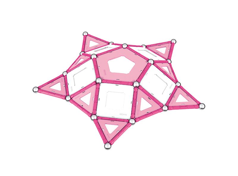 Geomag Pink Panels - 104pc Magnetic Construction Set