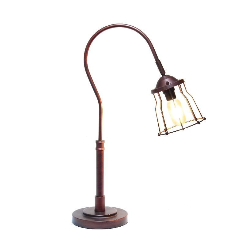 Caged Shade Table Lamp Rustic Red - Lalia Home