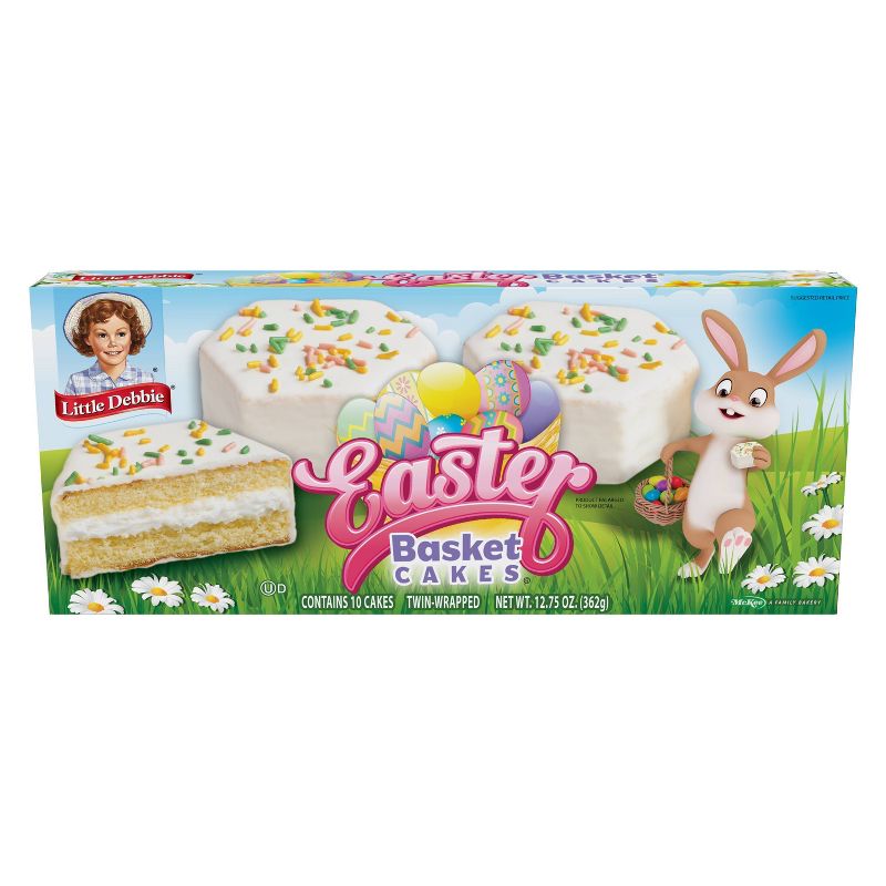 Little Debbie Vanilla Easter Basket Cakes - 10ct/12.75oz