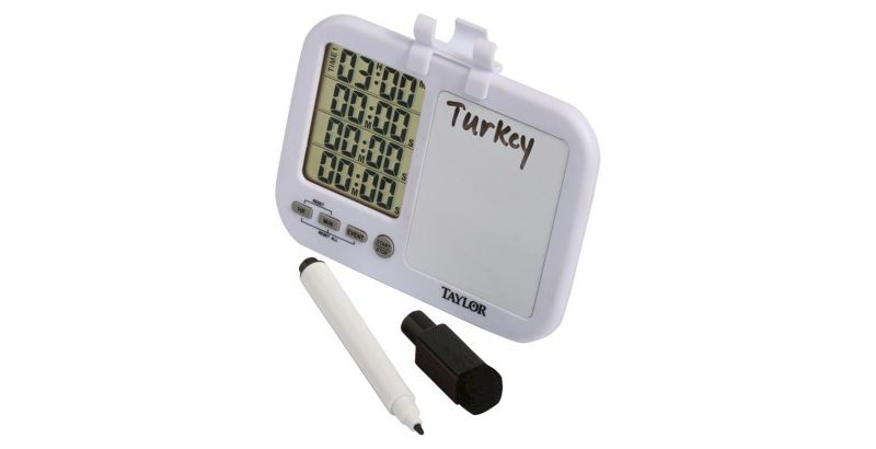 Polder Clock time stopwatch white