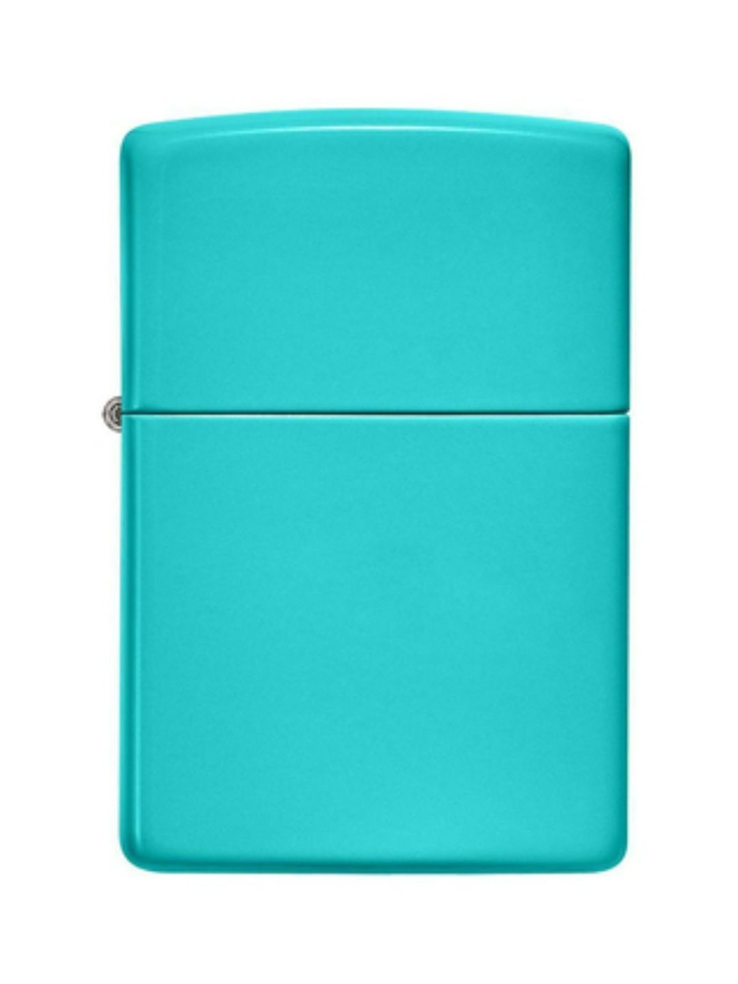 Zippo Aqua Blue Classic Flat Brass Pocket Lighter
