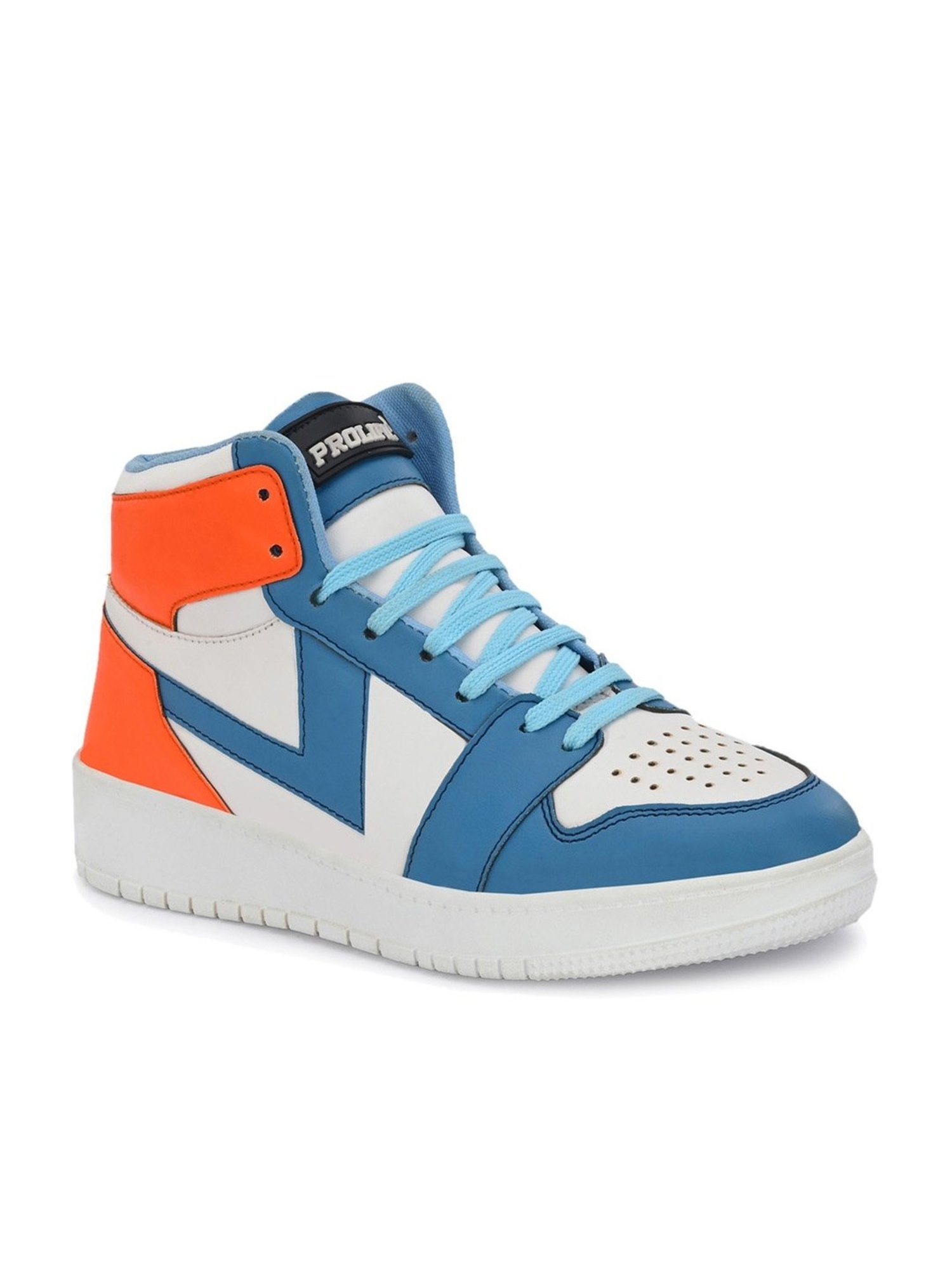 Prolific Men's Blue Ankle High Sneakers