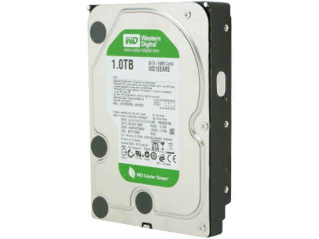 Western Digital Corporation WD10EARS-NDW-RC 1TB 5.4K RPM 3.5" 26.1mm SATA,