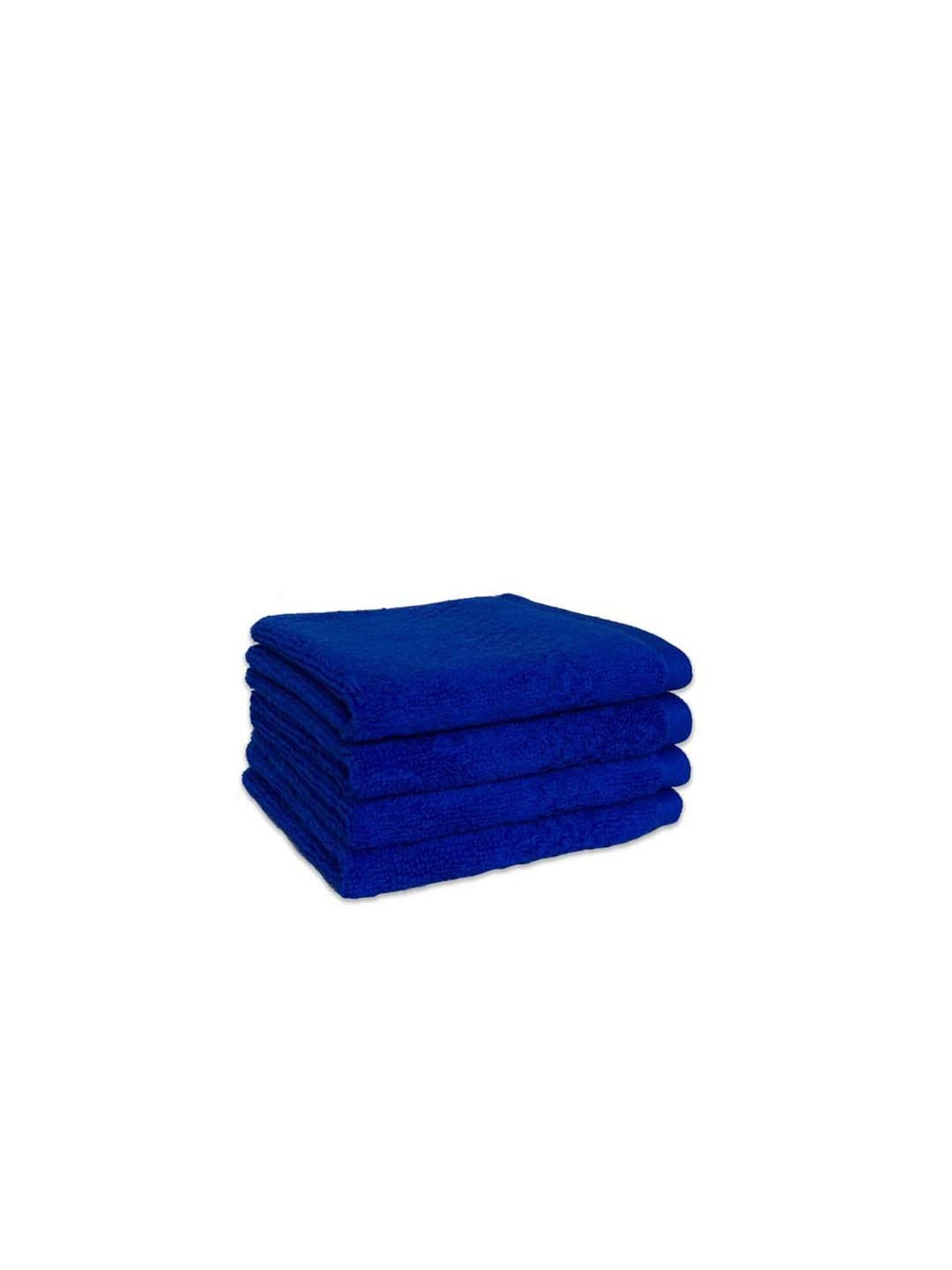 Spaces Swift Dry Blue Cotton 450 GSM Face Towels - Set of 4