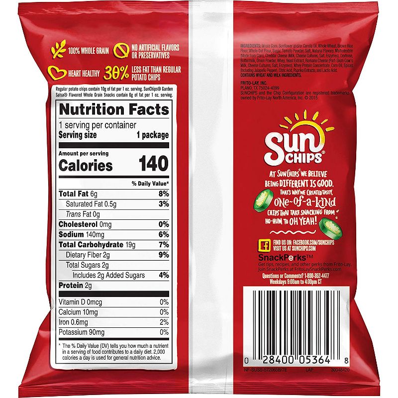 Sunchips Multigrain Chips Variety Pack - 40ct