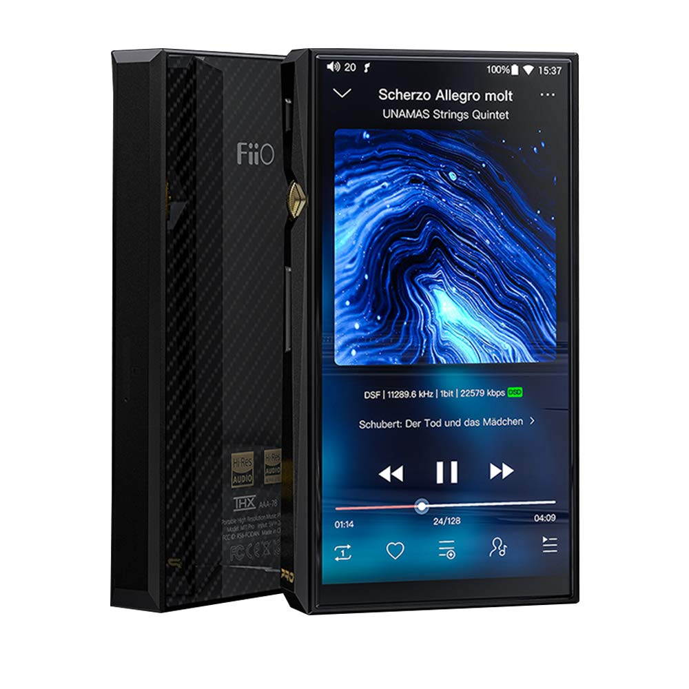 FiiO M11 Pro Android Hi-Res Lossless MP3 Music Player with Dual AK4497, THX AAA amp, aptX/atpX HD/LDAC/Bluetooth/DSD/Tidal/Spotify/5G WiFi/4.4 Balance Output, Full Touch Screen