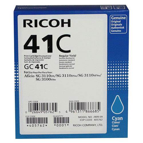 Ricoh GC 41C Ink Cartridge - Cyan