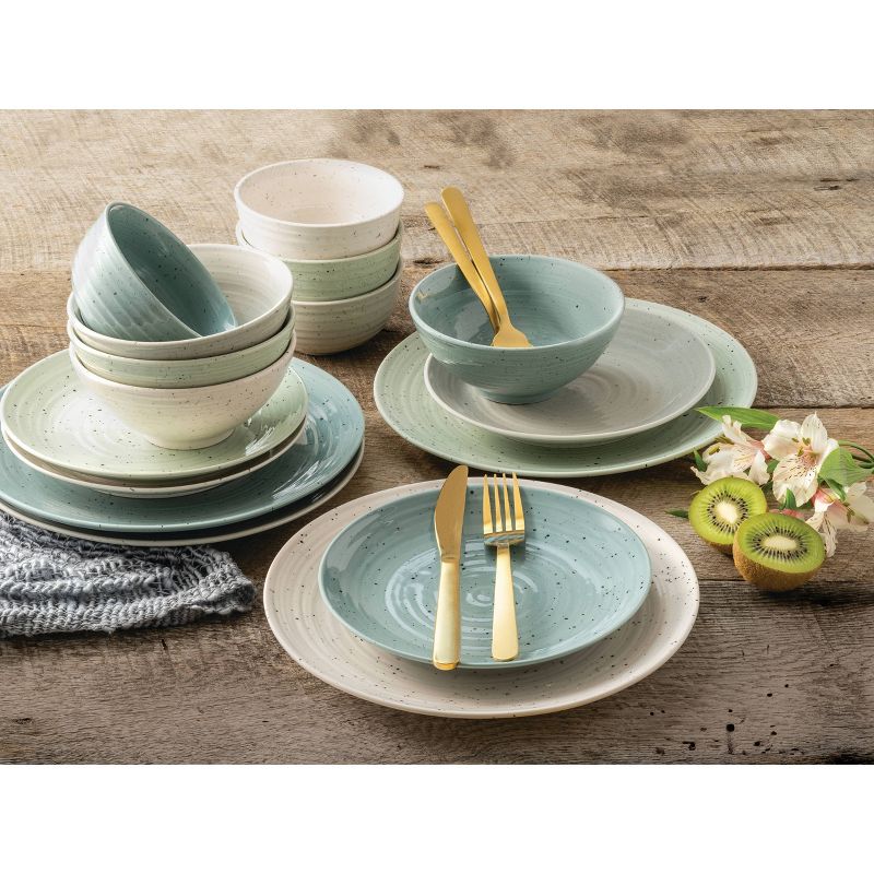 16pc Stoneware Siterra Assorted Dinnerware Set - Sango