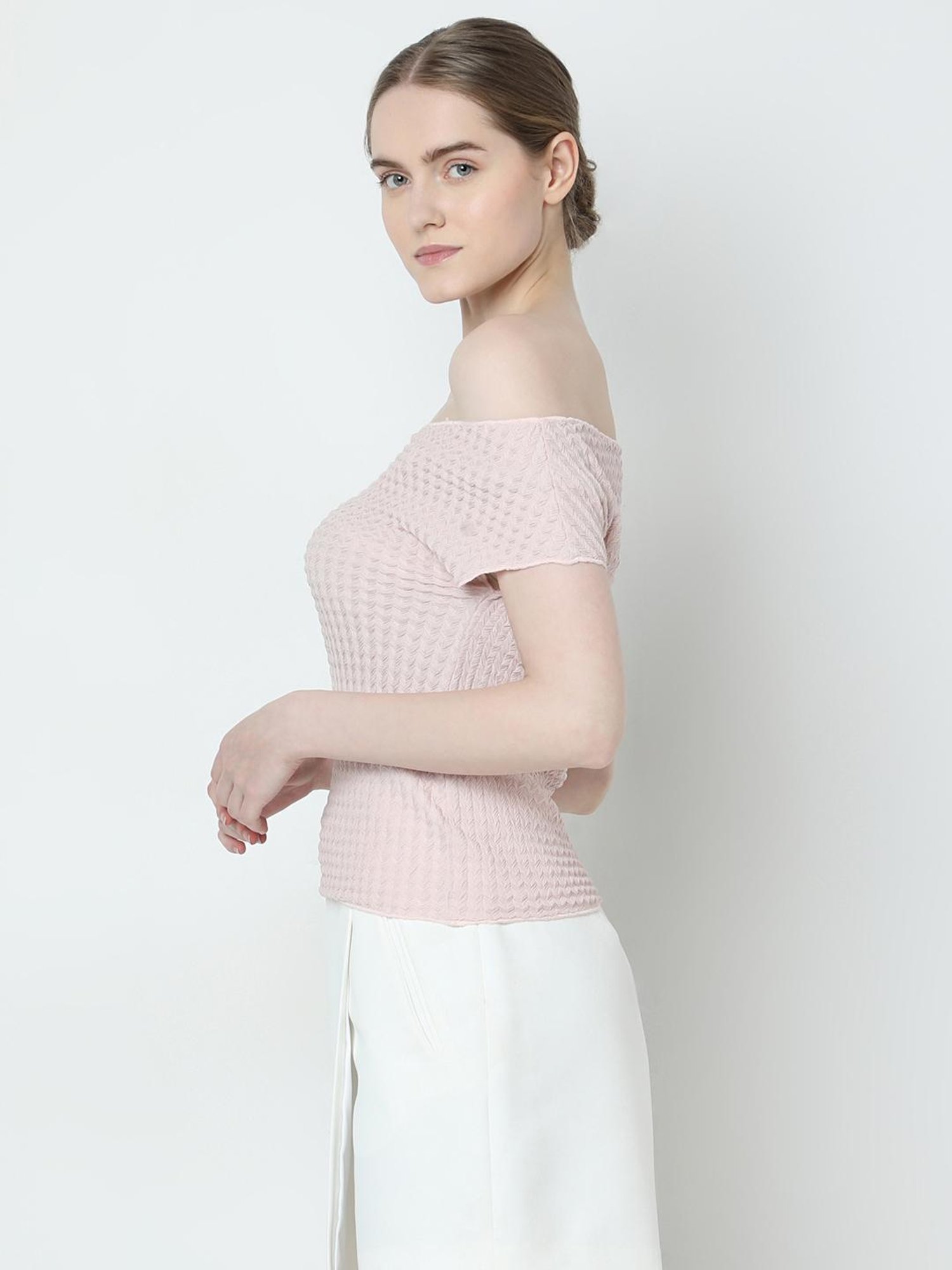 Vero Moda Dusty Pink Regular Fit Top