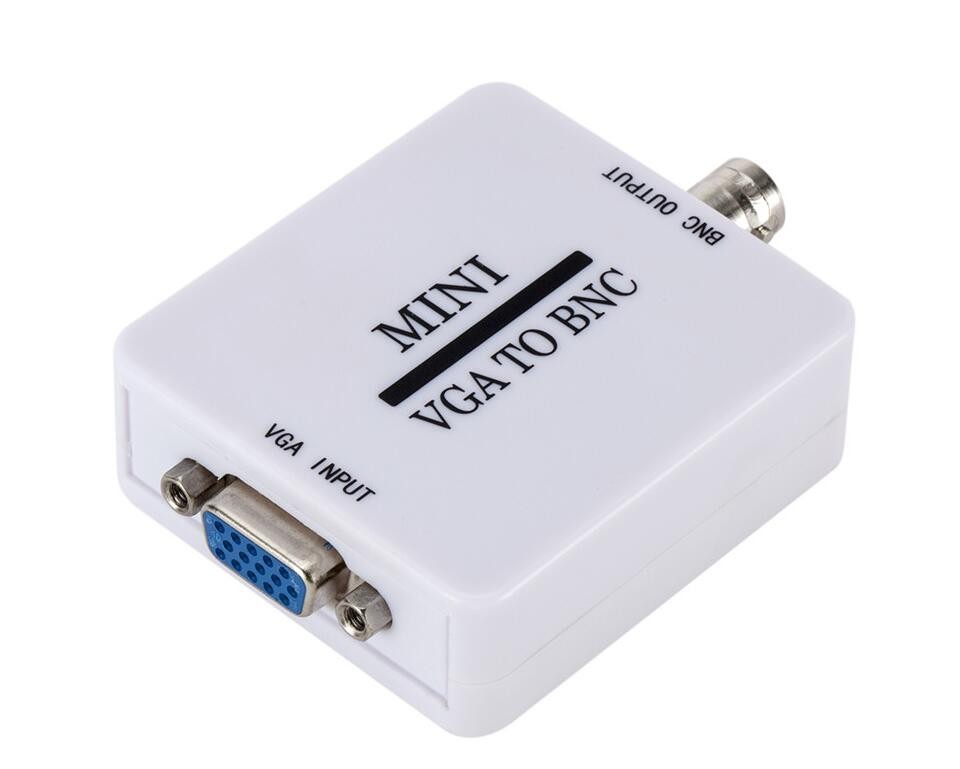 Mini HD 1080P VGA to BNC Video Converter Box Composite VGA to BNC Adapter Conversor Digital Switcher Box For HDTV Monitor
