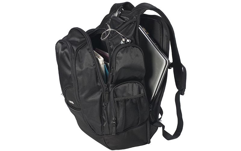 Codi Sport-Pak 17" Backpack - Ballistic Nylon, Nylon Interior - Checkpoint Friendly - Shoulder Strap, Handle - 19.5" Height x 15.5" Width x 11" Depth