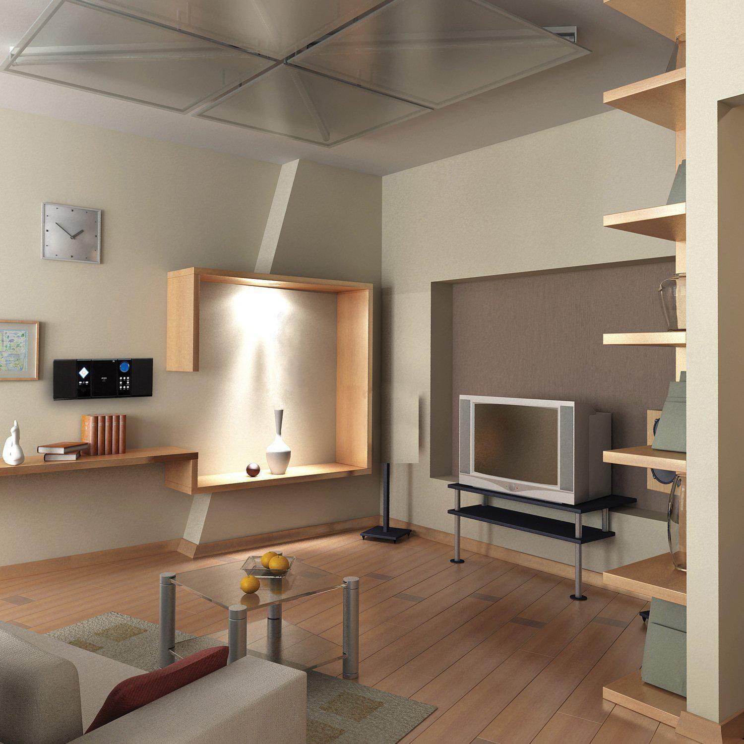 Jensen Wall Mountable Vertical Loading CD Player with Stereo Speakers JEN_JMC_180A