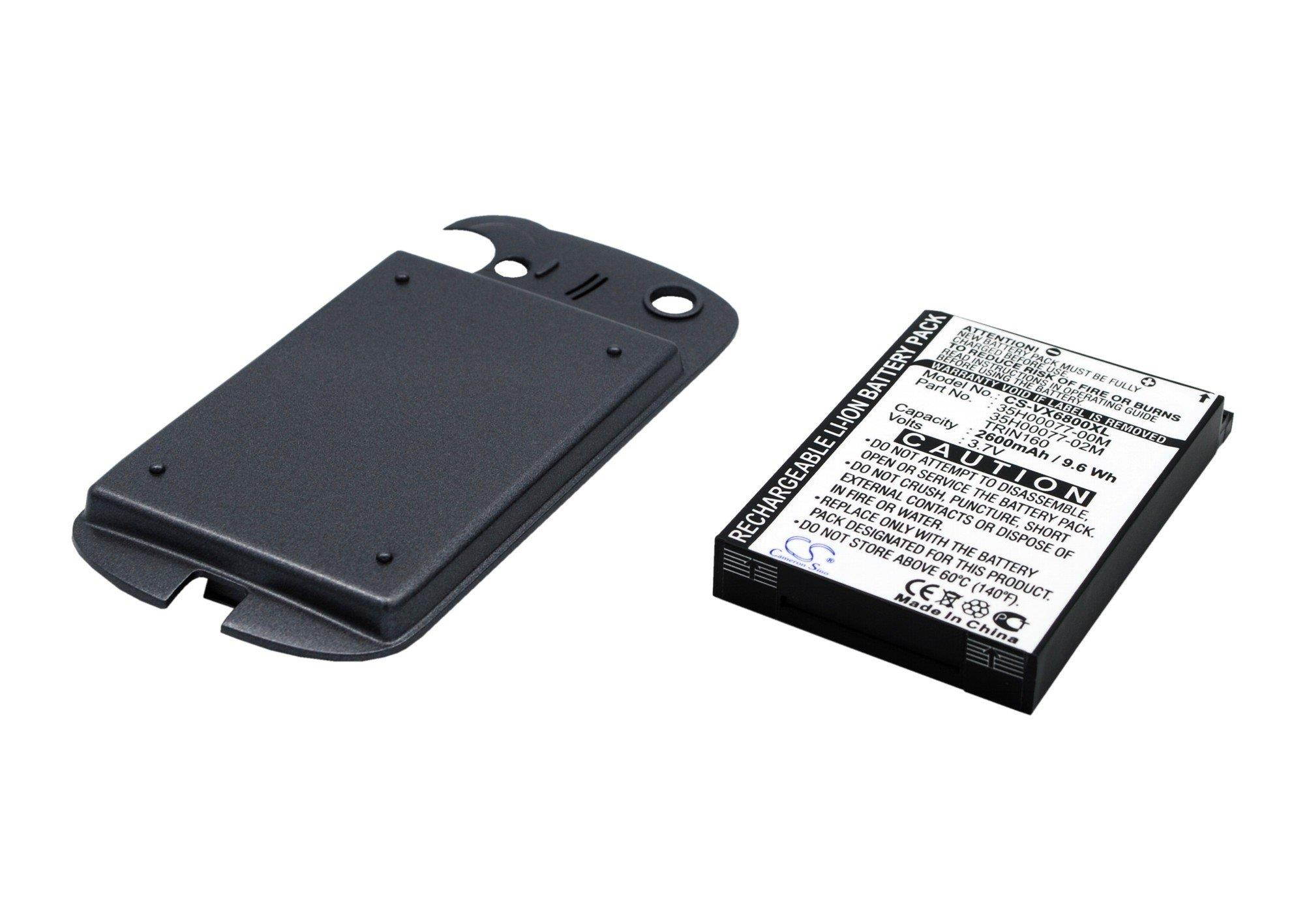2600mAh / 9.62Wh Battery For AUDIOVOX PPC6800, PPC-6800,