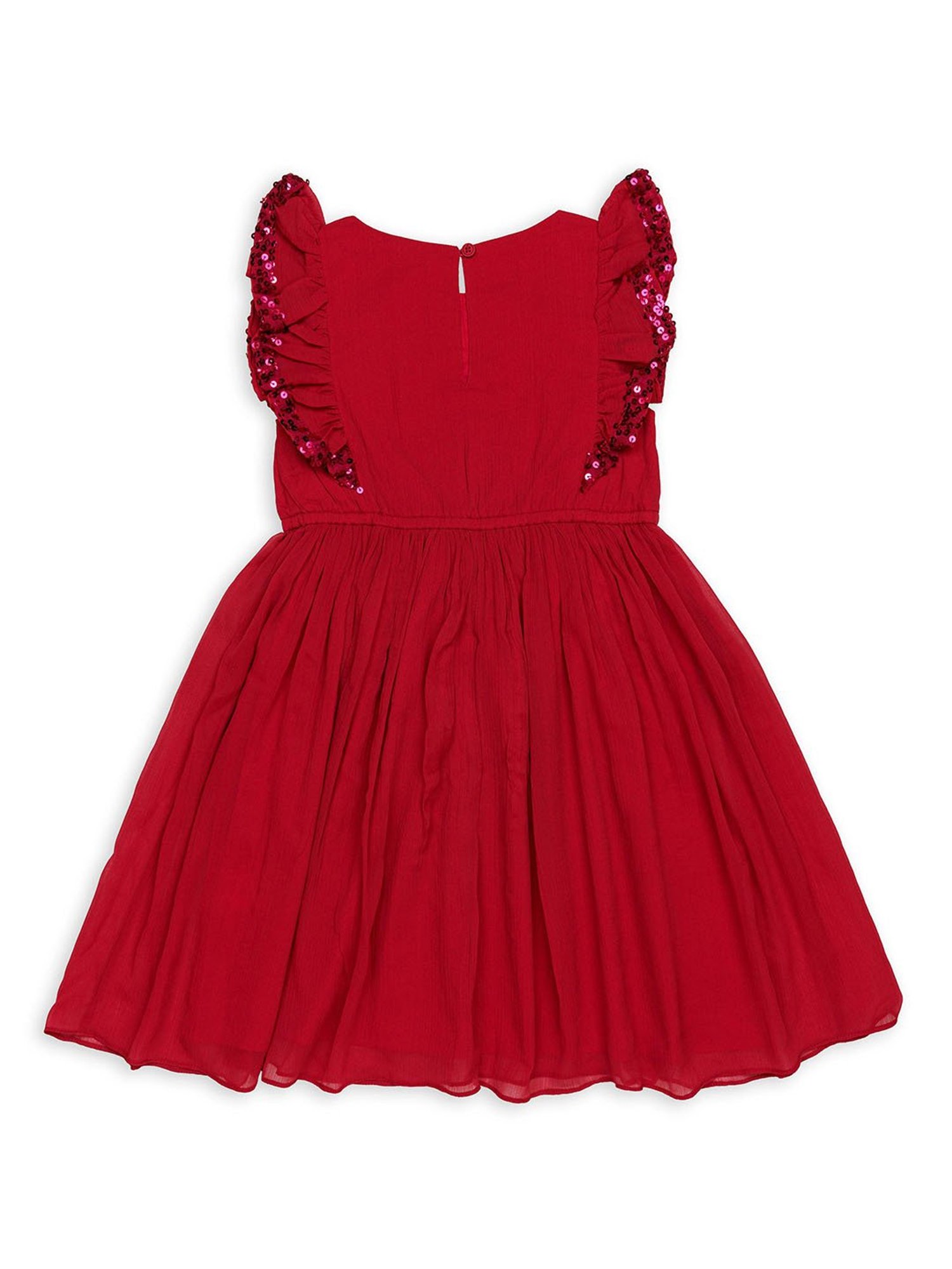 H by Hamleys Girls Red Embellished Dress