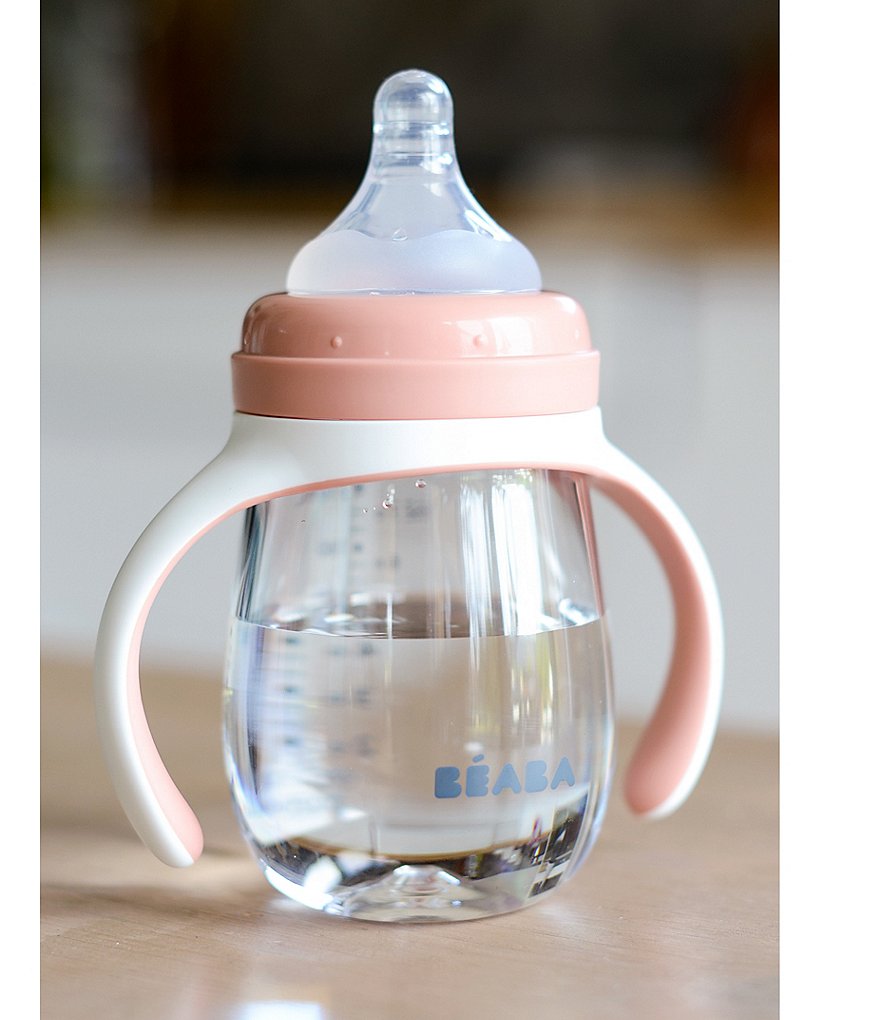 BEABA 2-in-1 Bottle To Sippy Learning Cup