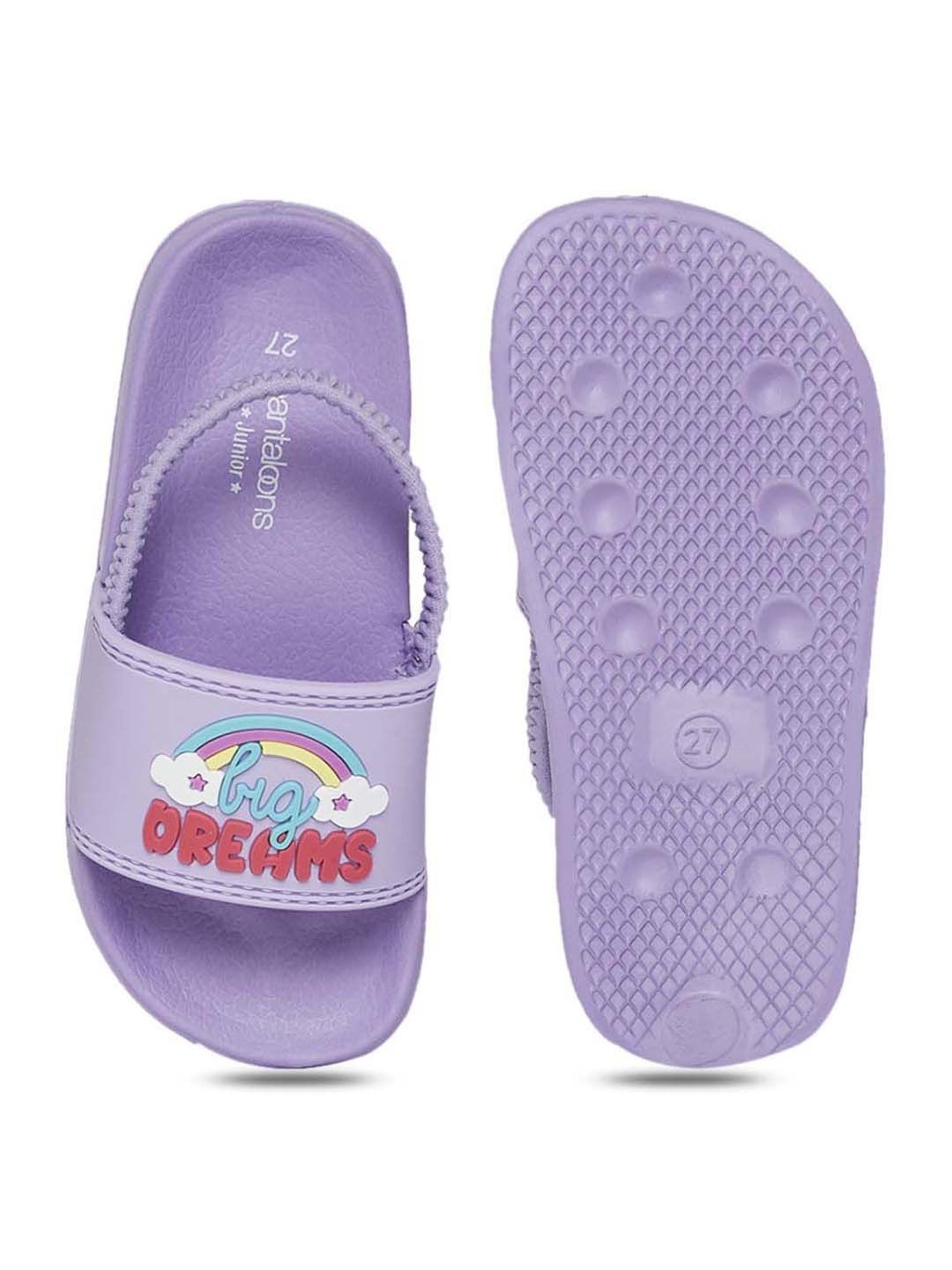 Pantaloons Junior Lilac Back Strap Sandals