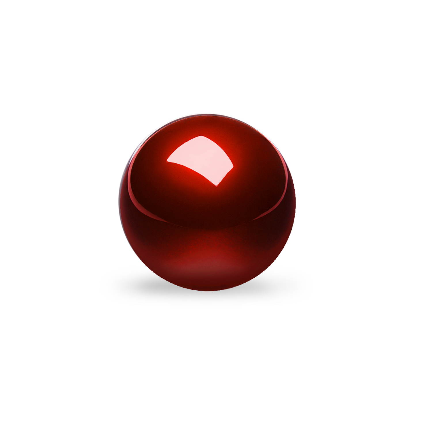 Perixx 18033 PERIPRO-304 55 mm Trackball, Rollerball Replacement Compatible with trackball mouse and keyboards, Glossy Red